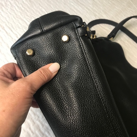 Coach Black Shoulder Bag with Gold Accents - Picture 8 of 13